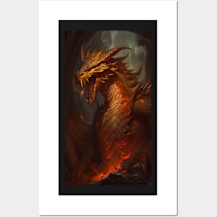 Fire Dragon Posters and Art